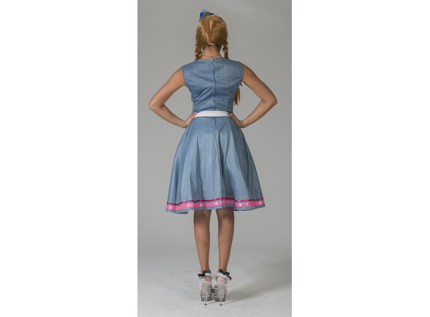 Kostyme - Oktoberfest - Steffie Kjole med Forkle