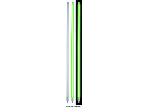 LED Lysrør - Grønn Mål: 1,2m - 2,6cm diameter - 16W