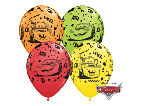 Lightning McQueen 25 gummiballonger - 28cm (11")