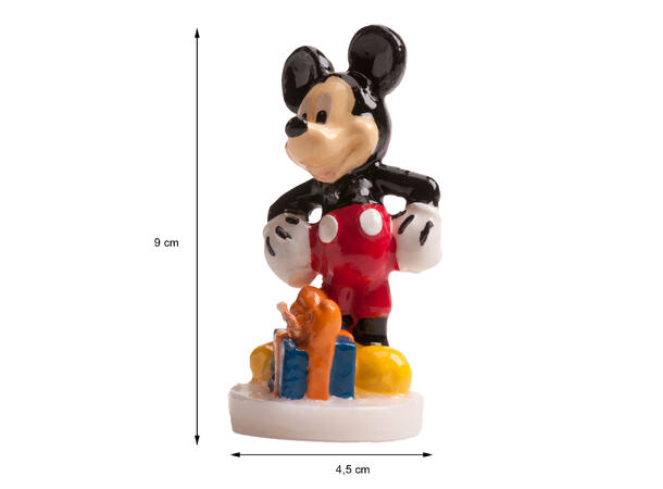 Mikke mus 3D kakelys 1 Kakelys på fot - 8cm