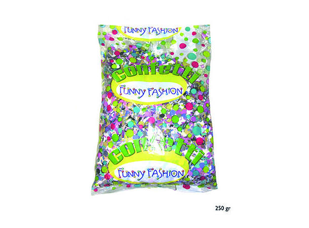 Papirkonfetti - multicolour 1 pose med papirkonfett - 250g