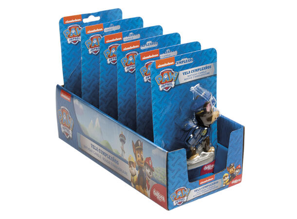 Paw Patrol - Chase 3D kakelys 1 Kakelys på fot - 7cm
