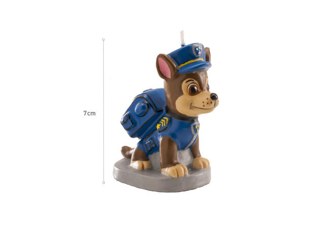Paw Patrol - Chase 3D kakelys 1 Kakelys på fot - 7cm