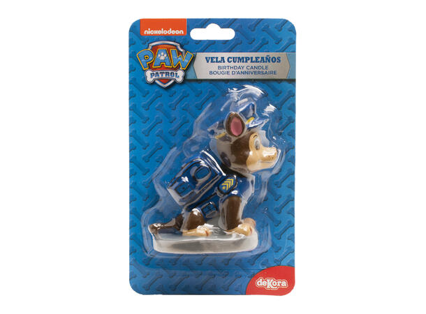 Paw Patrol - Chase 3D kakelys 1 Kakelys på fot - 7cm
