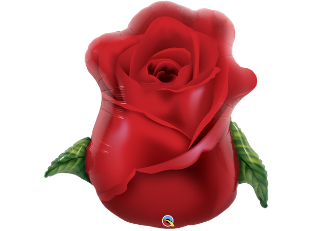 Red Rose Bud 1 Stor folieballong – 84cm (33")