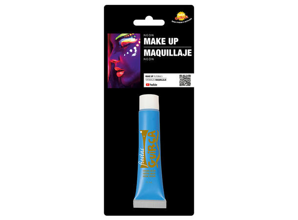 Sminke - Vannbasert - Neon Blå 1 Tube - 10ml 