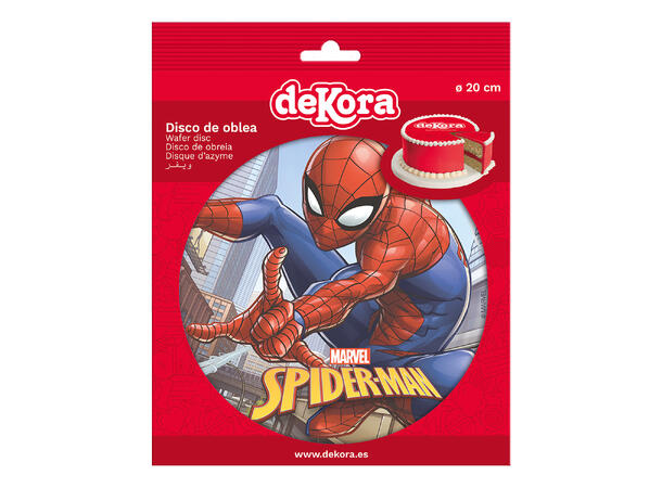 Spiderman 1 Spiselig kakeskilt - 20cm
