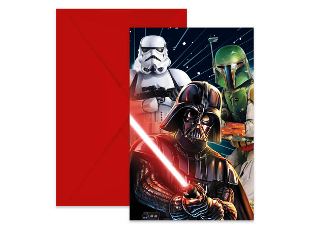 Star Wars Galaxy 6 FSC - Invitasjoner med konvolutt