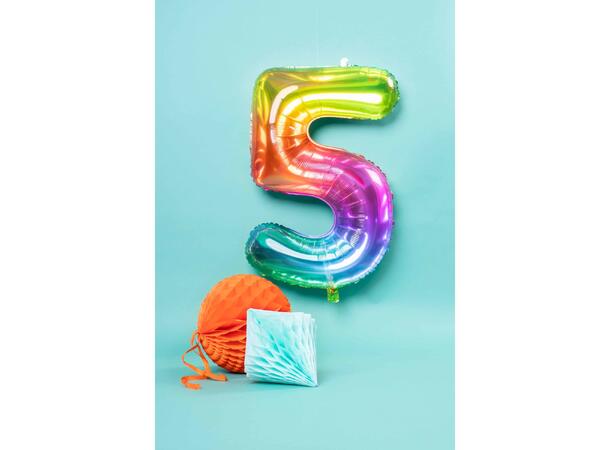 Tallballong - Yummy Gummy - 5 1 Folieballong - 86cm (34")