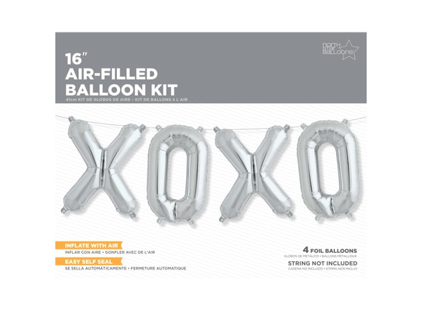 XOXO - Kit Silver 1 Ballongord - 41cm ballonger