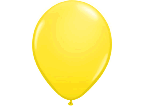 16R Yellow  ST 50 gummiballonger - 41cm (16")