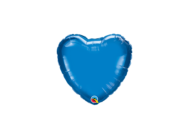 4H Saphire Blue (Bulk) 1 Folieballong - 10cm (4")
