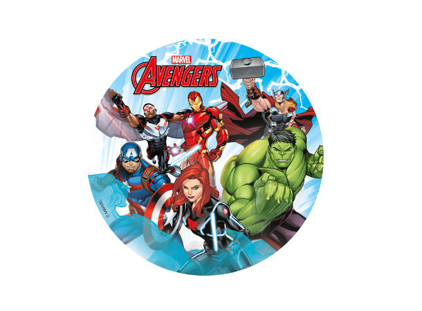 Avengers 1 Spiselig kakeskilt -sukkerfri - 15,5cm
