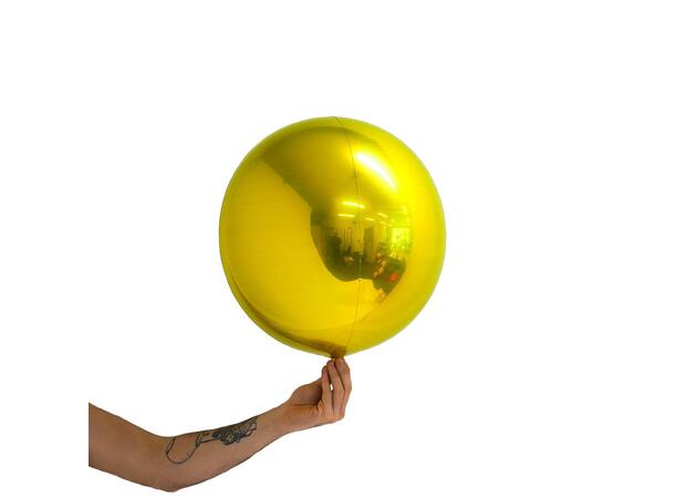 Ballongball folie - Gull Metallic 1 Folieballong - 35cm (14")