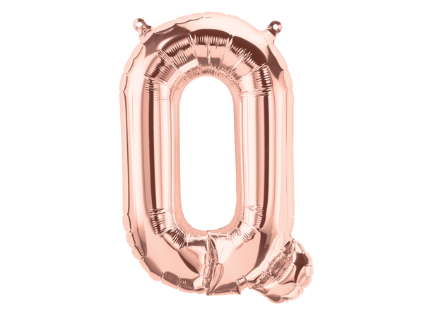 Bokstav Q Rose Gold 1 Folieballong - 41cm (16")