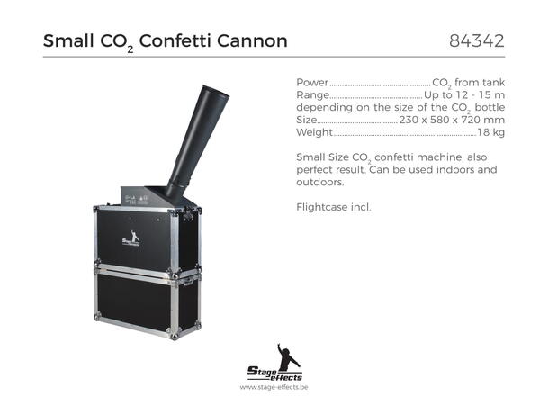 CO2 Konfettimaskin - liten Mål: 23x58x72cm - 18kg