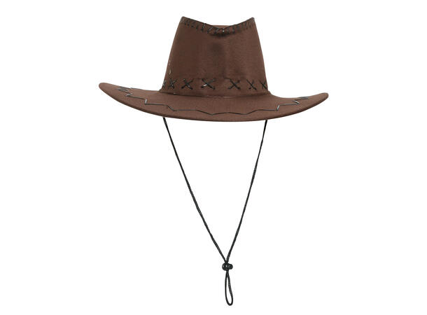 Cowboyhatt - Skinnimitasjon - Brun 1 Hatt 