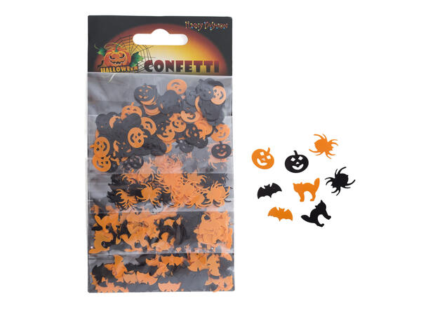 Halloweenkonfetti 1 Pose med bordkonfetti i plast - 15g