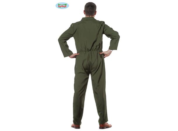 Jagerpilot - ONepiece - Grønn 1 Herrekostyme - Str 52-54 (L) 