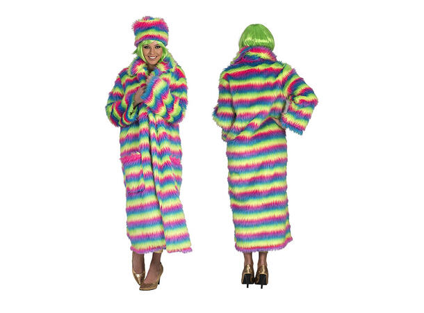 Kåpe - Regnbue 1 Kåpe - Dame - Onesize