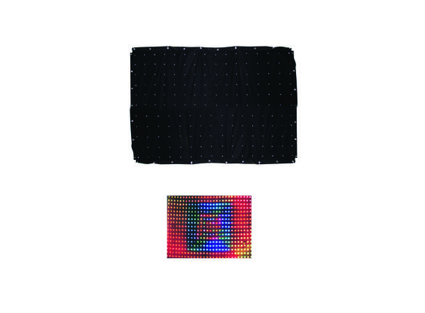 LED-lys gardin - 2x3m Mål: 200x300cm - 7kg