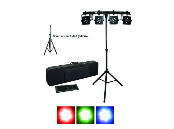 LED PAR spot med pedalkontroll og etui Lende 240cm - 16,5kg