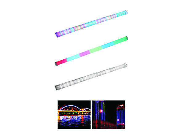 LED Utendørs lysskinne RGB lys Lengde: 1m