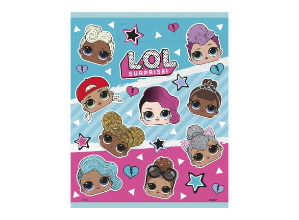 LOL Surprise 8 Godteposer i plast - 22x18cm