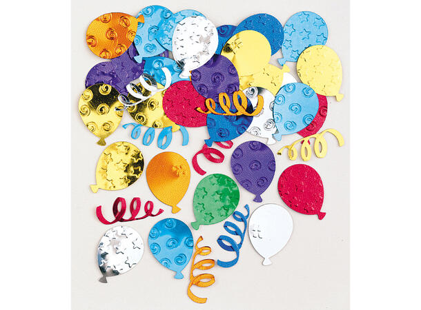 Party balloons - Multicolor 1 Pose foliekonfetti - 14g
