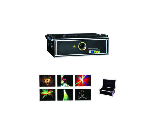 Pro RGB Laser 1 W Mål: 48x26x16cm - 10,5kg