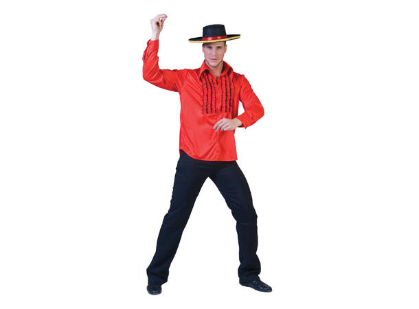 Skjorte - 70-talls - Rød 1 Skjorte 