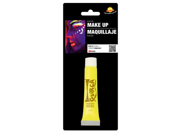 Sminke - Vannbasert - Neon Gul 1 Tube - 10ml 