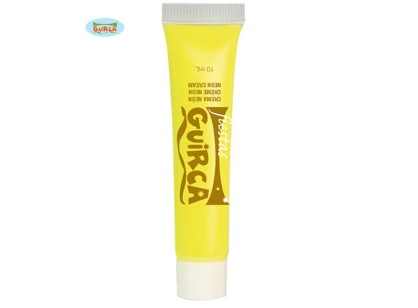 Sminke - Vannbasert - Neon Gul 1 Tube - 10ml 