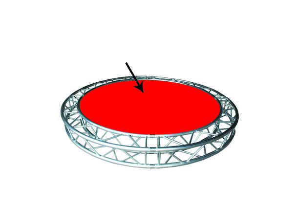 Stoff til rund truss - Hvit Passer til truss med 400cm diameter