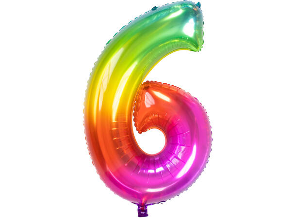 Tallballong - Yummy Gummy - 6 1 Folieballong - 86cm (34")