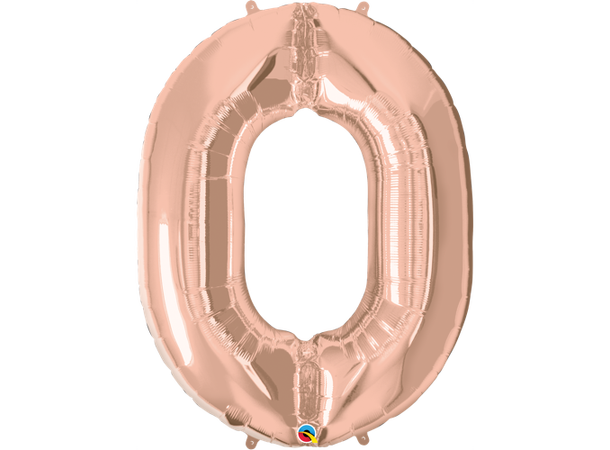 Tallballong 0 Rose Gold 1 Folieballong - 86cm (34")