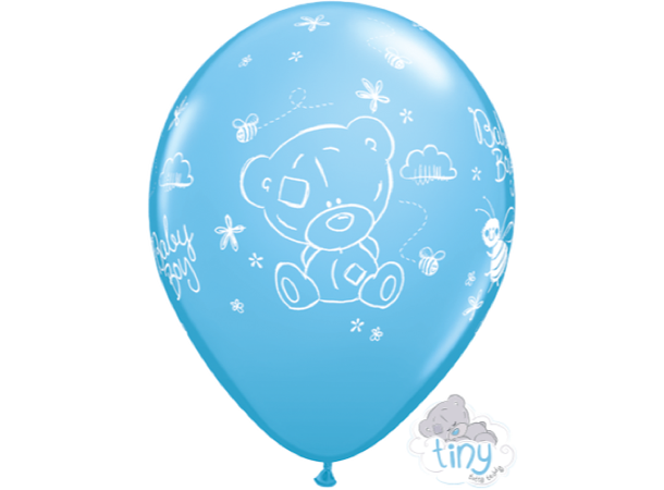 Tiny Tatty Teddy Baby Boy 25 gummiballonger - 28cm (11")