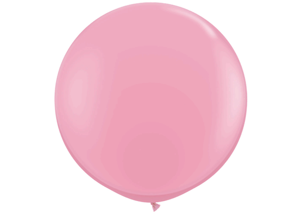 3ft Pink ST 2 gummiballonger - 91cm (3ft)