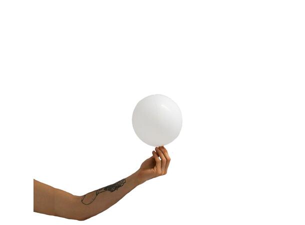 Ballongball folie - Pastell Hvit 1 Folieballong - 18cm (7")