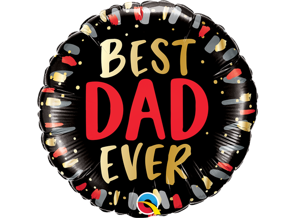 Best Dad Ever 1 Folieballong - 46cm (18")