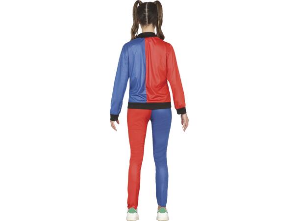 Dangerous Girl - Rød og blå 1 Kostyme til jente -Str 14-16 År(168cm) 