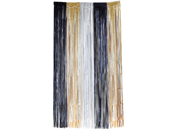 Dørgardin - Frynset - Glamour Electrum 1 Folie dørgardin - 2x1m