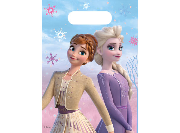 Frozen 2 Wind Spirit 6 Plastikk Godteposer