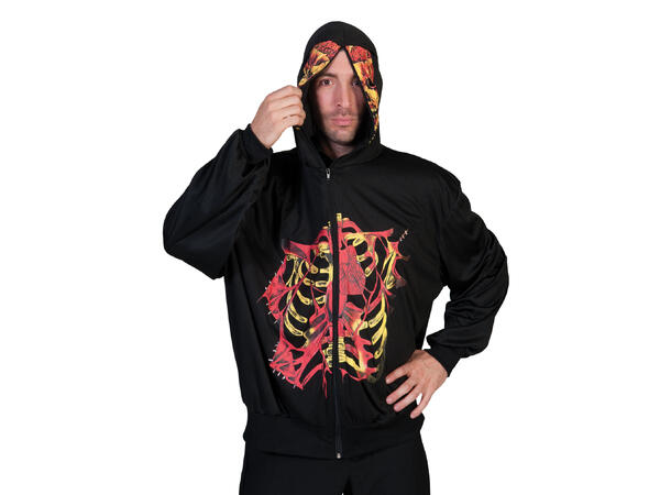 Hettegenser - Skjelett og Spøkelse 1 Hoodie Herre
