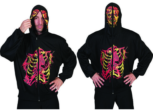 Hettegenser - Skjelett og Spøkelse 1 Hoodie Herre