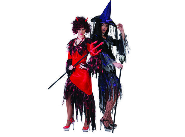 Kostyme - Flammer 1 Kjole 