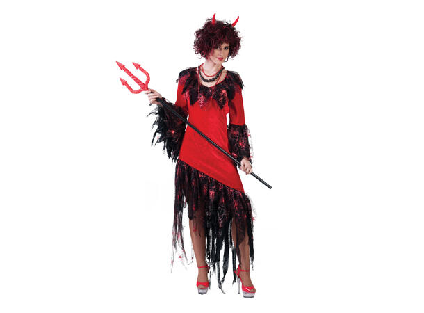 Kostyme - Flammer 1 Kjole 