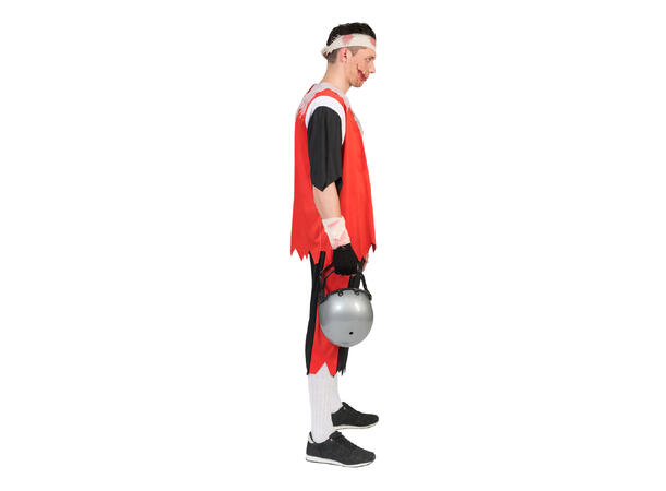 Kostyme - Zombie - Fotballspiller 1 Skjorte og shorts