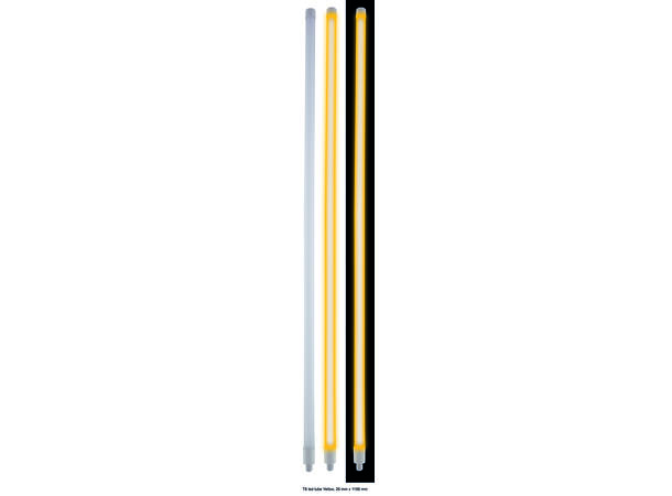 LED Lysrør - Gul Mål: 1,2m - 2,6cm diameter - 16W