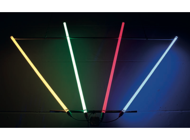 LED Lysrør - Gul Mål: 1,2m - 2,6cm diameter - 16W